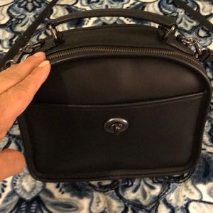 Coach lunch pail leather bag